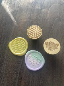 Bumblebee/Honeycomb Stamp Bundle (2 x 25mm)